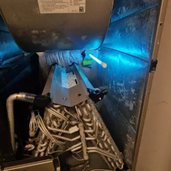 UV light in HVAC system
