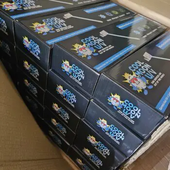 HVAC UV lights in boxes