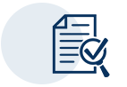 Document inspection icon HVAC
